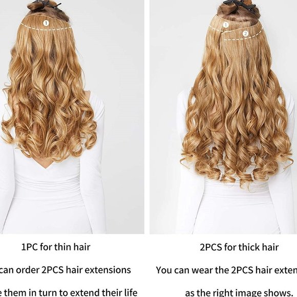 Hair clip extensions. - Picture 6 of 9